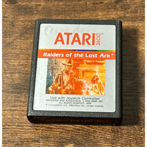 Vintage Atari 2600 1982 Raiders of the Lost Ark cartridge only, TESTED